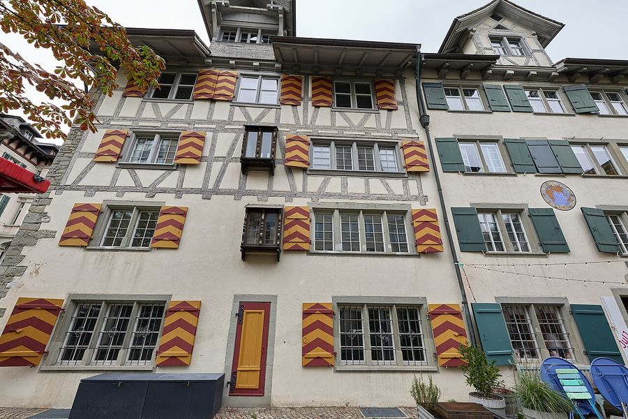 Häuser an der Bärengasse in Zürich