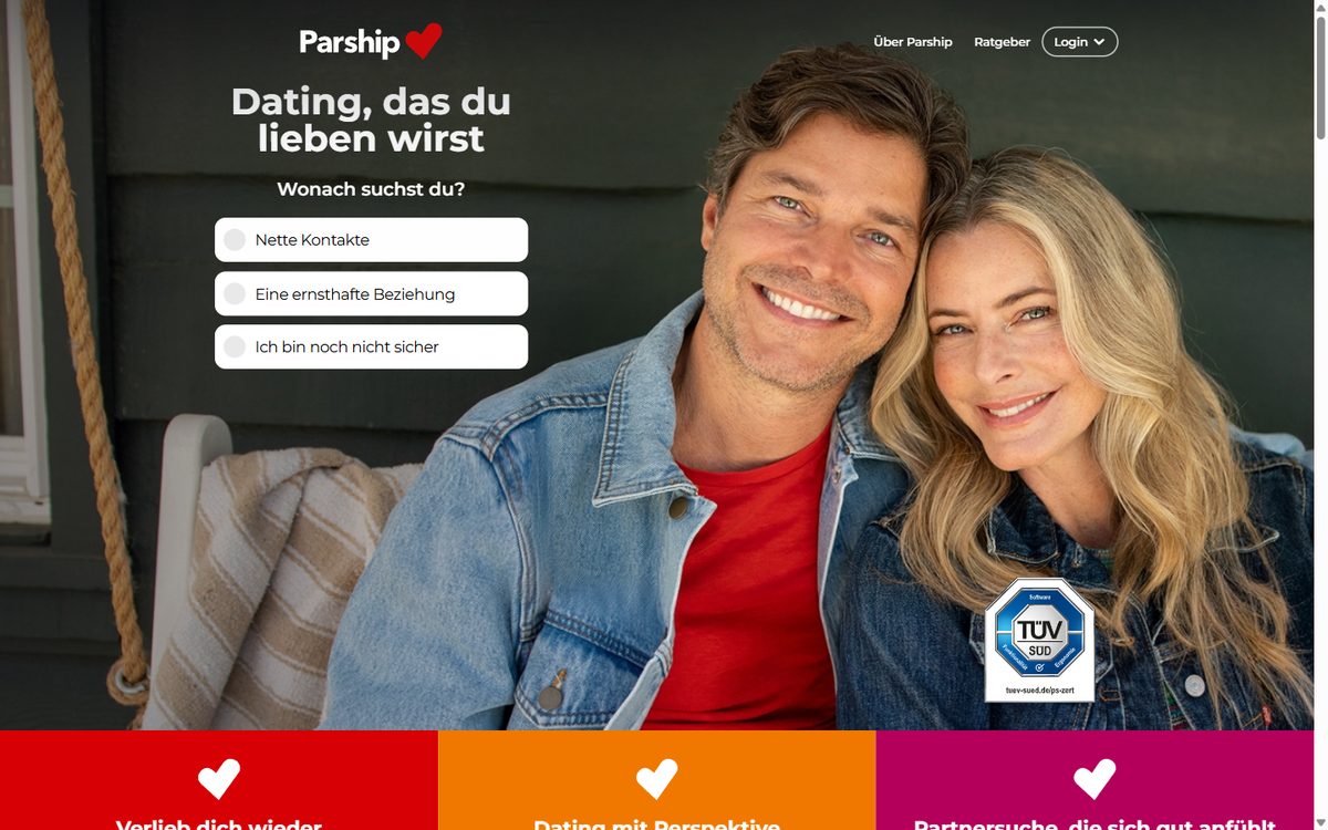 Erster Schritt der Anmeldung bei Parship: der virtuelle Assistent fragt nach dem Vornamen